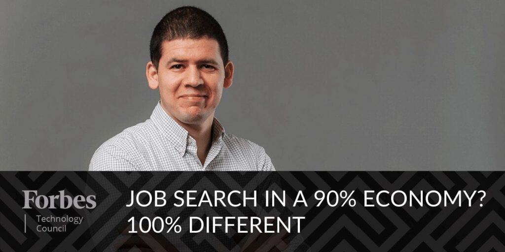job seach in the post lockdown economy by Gergo Vari CEO of Lensa