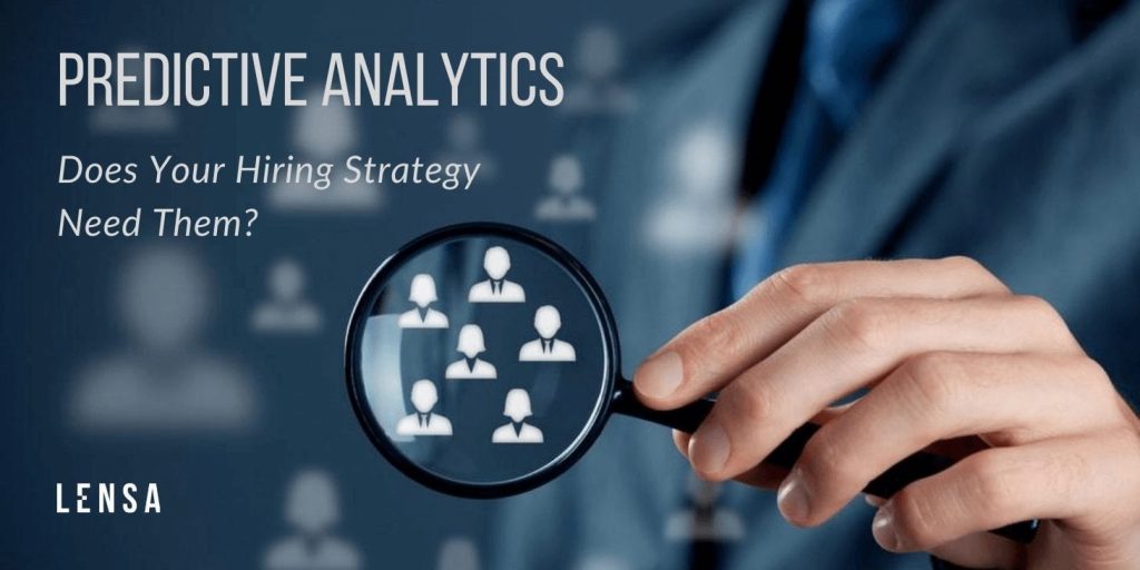 looking through data of candidates for hiring with a magnifier