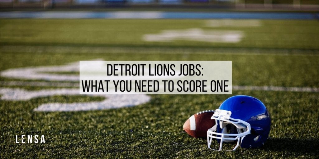 detroit lions football pitch and blue helmet